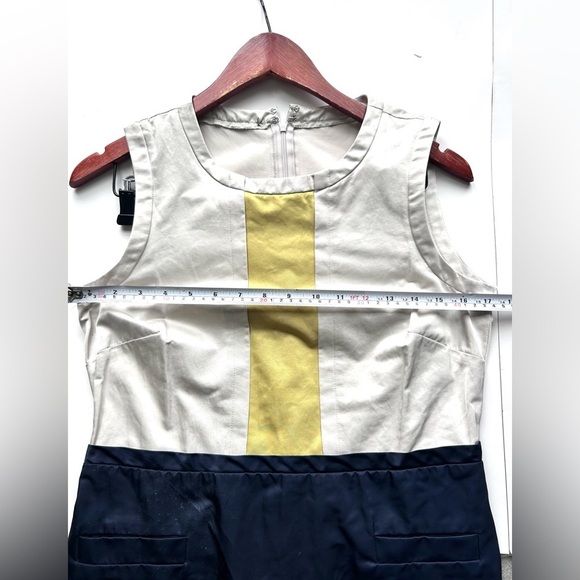 Vera Wang Lavender Label Sheath Dress 6 Black white Sleeveless - Picture 8 of 9